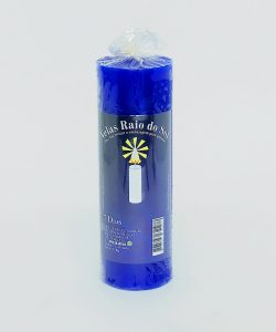 VELA 7 DIAS AZUL (CAIXA COM 24 PACOTES)
