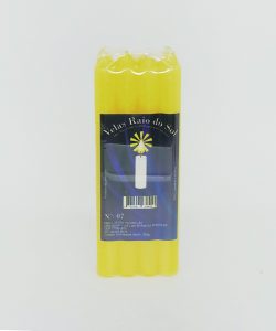 VELA AMARELA NUMERO 7 (PACOTE)