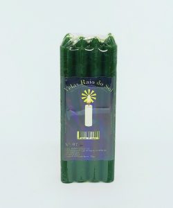 VELA VERDE NUMERO 7  (CAIXA COM 24 PACOTES)